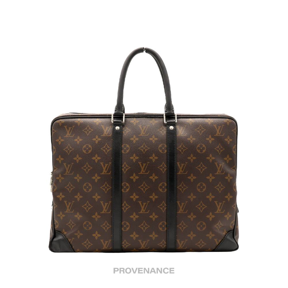 🔴 Louis Vuitton PDV Briefcase Bag - Monogram Macassar - Picture 2 of 16